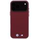 3. BMW M Carbon Metal Logo MagSafe Case for iPhone 17 Pro / 18 Pro - Burgundy