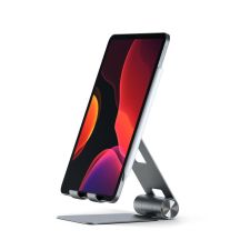 Satechi R1 Aluminum Hinge Holder Foldable Stand - aluminum foldable stand for MacBook/iPad (space gray)