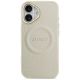 3. Guess Peony Hot Stamp MagSafe iPhone 17 Case - Beige