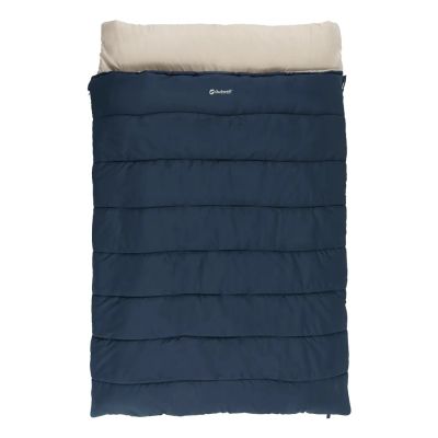 Outwell Contour Lux Double Adult Rectangular Polyester Sleeping Bag Blue
