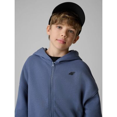 4. Boy's loose hooded sweatshirt 4F 4FJRSS26TSWSM3051-33S