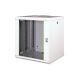 10. Digitus Unique 19" 12U 600x450 wall-mounted network cabinet, glass door, gray, undivided, assembled, 100kg