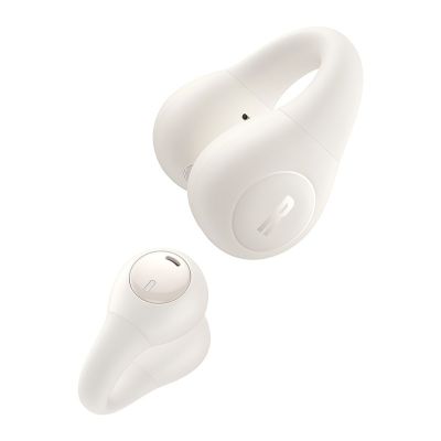 5. Baseus Bass 15 Clip Open-Ear Air Headphones (White)