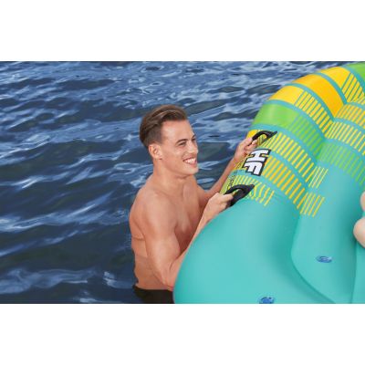 24. Bestway 43407 Pool and Beach Float Multicolor Monochrome PVC Floating Island