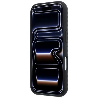 5. BMW M Carbon Metal Logo MagSafe Case for iPhone 17 Pro Max / 18 Pro Max - Black