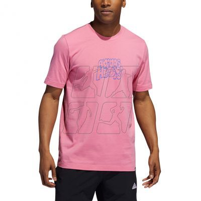 2. Adidas Lil Stripe adidas Hoops Graphic Tee M GS7220