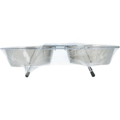 3. DOG AND CAT BOWL STAINLESS STEEL 2x550ML