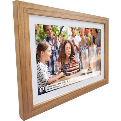 2. Denver photo frame with FRAMEO 10.1" 16GB light wood
