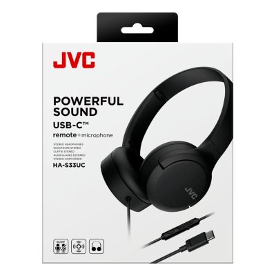 6. JVC HA-S33UCBU Headphones Black