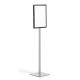 5. Durable 501357 Information Sign Letter Gray Metal, Plastic 1 pc.