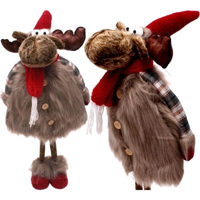 13. CHRISTMAS DECORATIVE PLUSH REINDEER 62-67CM