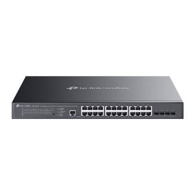 6. TP-Link Omada SG3428XMPP Network Link Managed L2+ Gigabit Ethernet (10/100/1000) PoE Support 1U Black