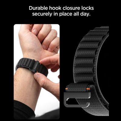 9. Spigen WBF1 Strap for Samsung Galaxy Watch Ultra 47mm - Black