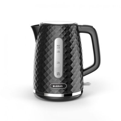 5. ELDOM ELLI KETTLE, CAPACITY 1.7 L, POWER 2200 W, BLACK, STRIP