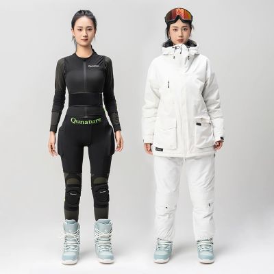 12. Qunature Ski Hip Protectors - Basic XL Skis Snowboard Skates - Black