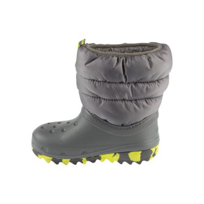 2. Crocs Classic Neo Puff Boot Kids 207275-0DA Gray 29/30