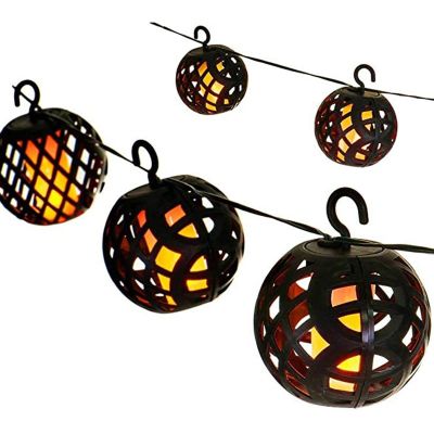 28. SOLAR LAMP FIREBALLS 7CM 5PCS