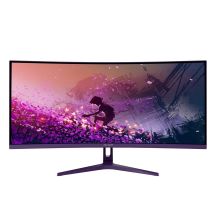 Arozzi Nova 34” Curved Computer Monitor 86.4 cm (34") 3440 x 1440 px 4K Ultra HD LED Purple