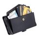 5. Samsung Galaxy A56 5G Leather Wallet Case with Stand Function and Straps - Black