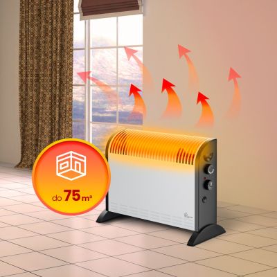7. Extralink LCV-06 | Convector heater | 2000W, 3 modes, thermostat, fan