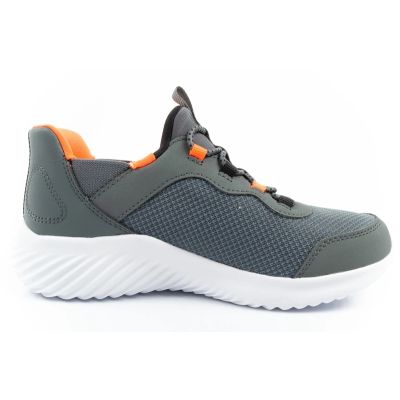 4. Skechers Bounder Slip-ins Junior Children's Sports Shoes Gray