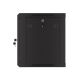 9. WALL-HUNG RACK CABINET 19" 9U 600X450 BLACK PERFORATED DOOR LANBERG (FLAT PACK)