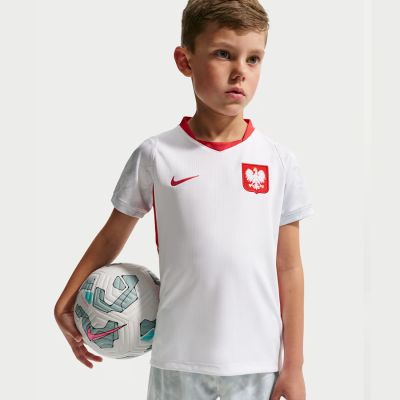 2. Nike Poland Stadium Home Kids' Kit IQ4180-100