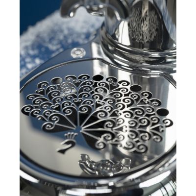 22. La Pavoni Milano Manual Lever Espresso Machine, Silver