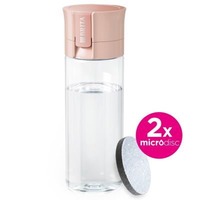 10. Brita Vital Pastel Peach Filter Bottle 2 Discs