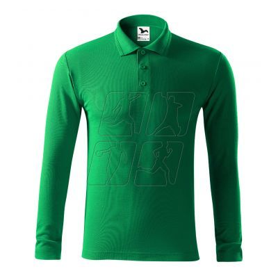 2. Malfini Pique Polo LS M MLI-22116 polo shirt grass green