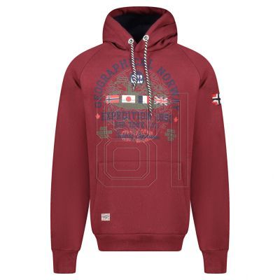Geographical Norway DB 100 M sweatshirt WZ3006H/GN-Burgundy