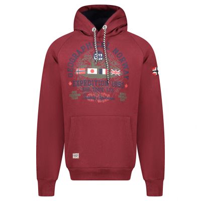 Geographical Norway DB 100 M sweatshirt WZ3006H/GN-Burgundy