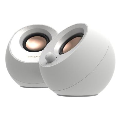 2. Creative Labs Pebble V3 White Wired and Wireless 10W