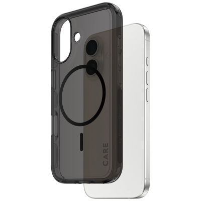 2. CARE by PanzerGlass Flagship Urban Explorer Case w. Black MagSafe for iPhone 17 - Black