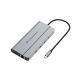 3. Conceptronic DONN34G Docking Station Wired USB 3.2 Gen 2 (3.1 Gen 2) Type-C Gray