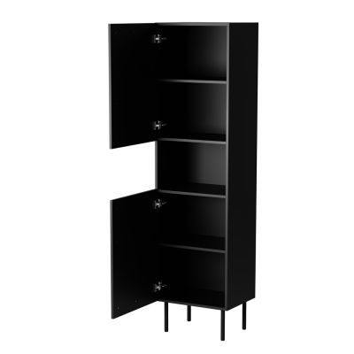 4. Jute display cabinet 50x39.5x190 black + calabria linoleum