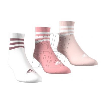 adidas 3-Stripes Cushioned Sportswear Mid-Cut Pairs socks IZ0126