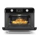 11. Smeg COF01BLEU Small Black Steam Oven Buttons, Rotary