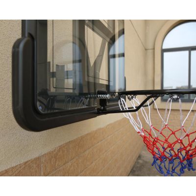 10. BASKETBALL BACKBOARD 110X75CM WITH RING 45CM TYPHOON