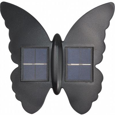SOLAR WALL LAMP BUTTERFLY 2LED