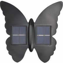 SOLAR WALL LAMP BUTTERFLY 2LED