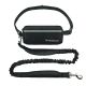 2. Wozinsky WPST-01 Hip Belt with Pouch and Elastic Leash for Running with a Dog - Black