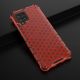 4. Honeycomb Case armor cover with TPU Bumper for Samsung Galaxy A42 5G red