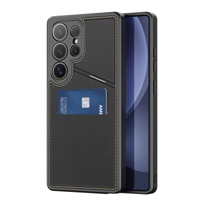7. Dux Ducis Rafi II Case for Samsung Galaxy S25 Ultra with Stand and Wallet - Black