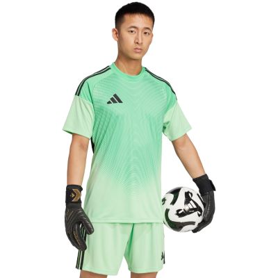 9. adidas Tiro 25 Competition Jersey Short Sleeve Men's Goalkeeper Jersey Green JI9716