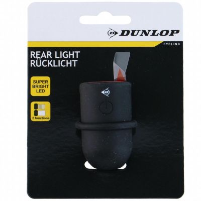 9. DUNLOP SILICONE REAR BIKE LAMP