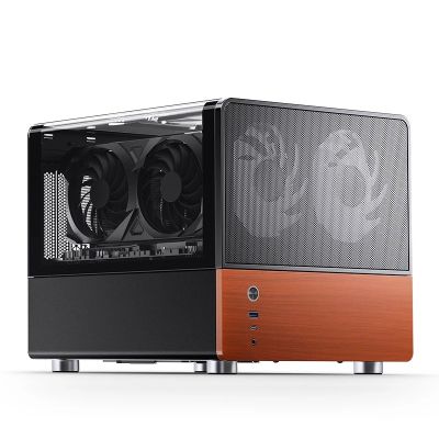 16. Jonsbo V12 PC Gehäuse, Mini-Tower, Micro-ATX - black