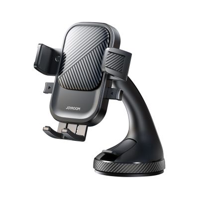 4. Joyroom JR-OK6 clamp phone holder for glass - black