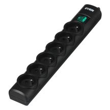Ever OPTIMA surge protector 5.0m (6 x UTE; 10 A; black) (T/LZ08-OPT050/0000)