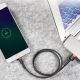 14. Baseus Cafule Cable durable nylon cable USB / micro USB 2A 3M black-gray (CAMKLF-HG1)